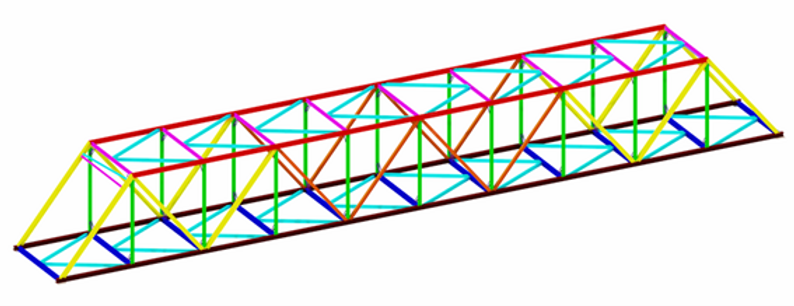 Figura 3 – Perspectiva do projeto da ponte