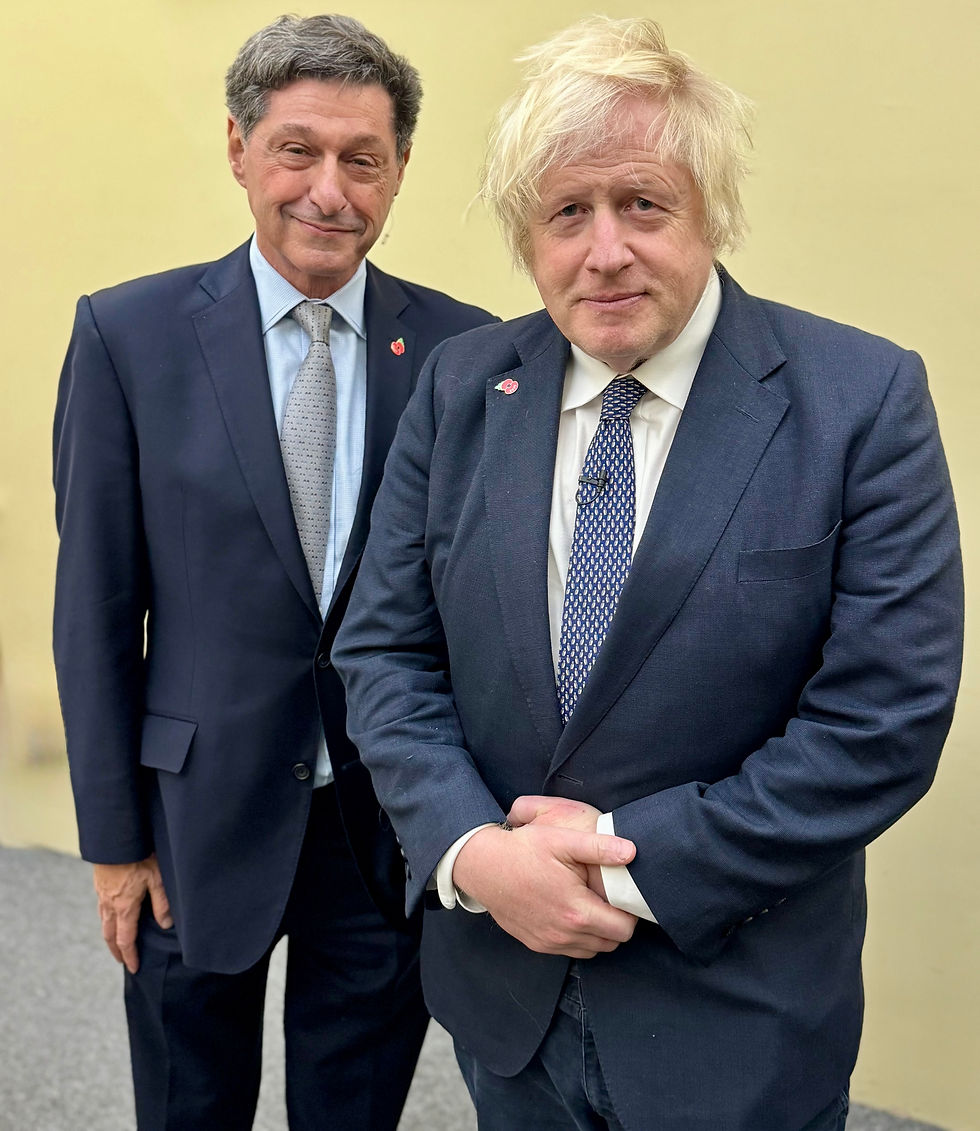 Boris Johnson and Jon Sopel