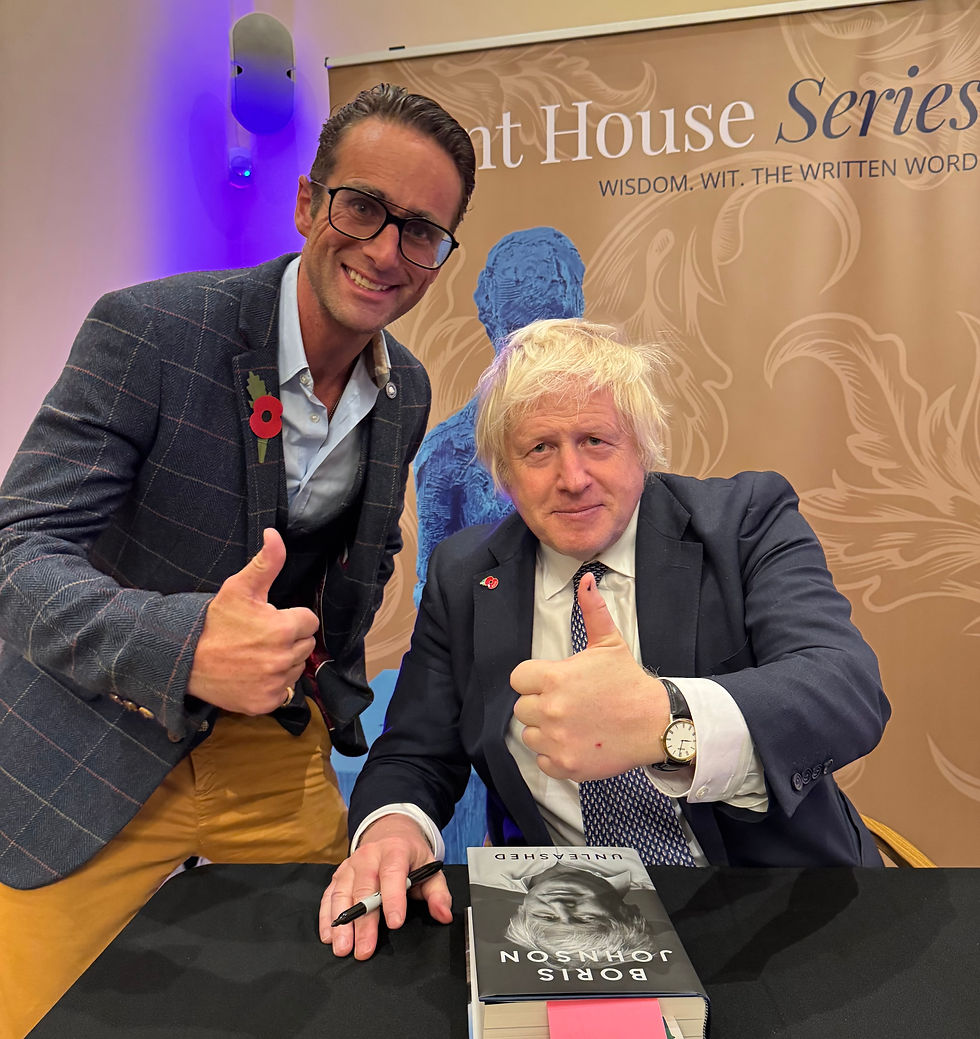 Boris Johnson and Attendee