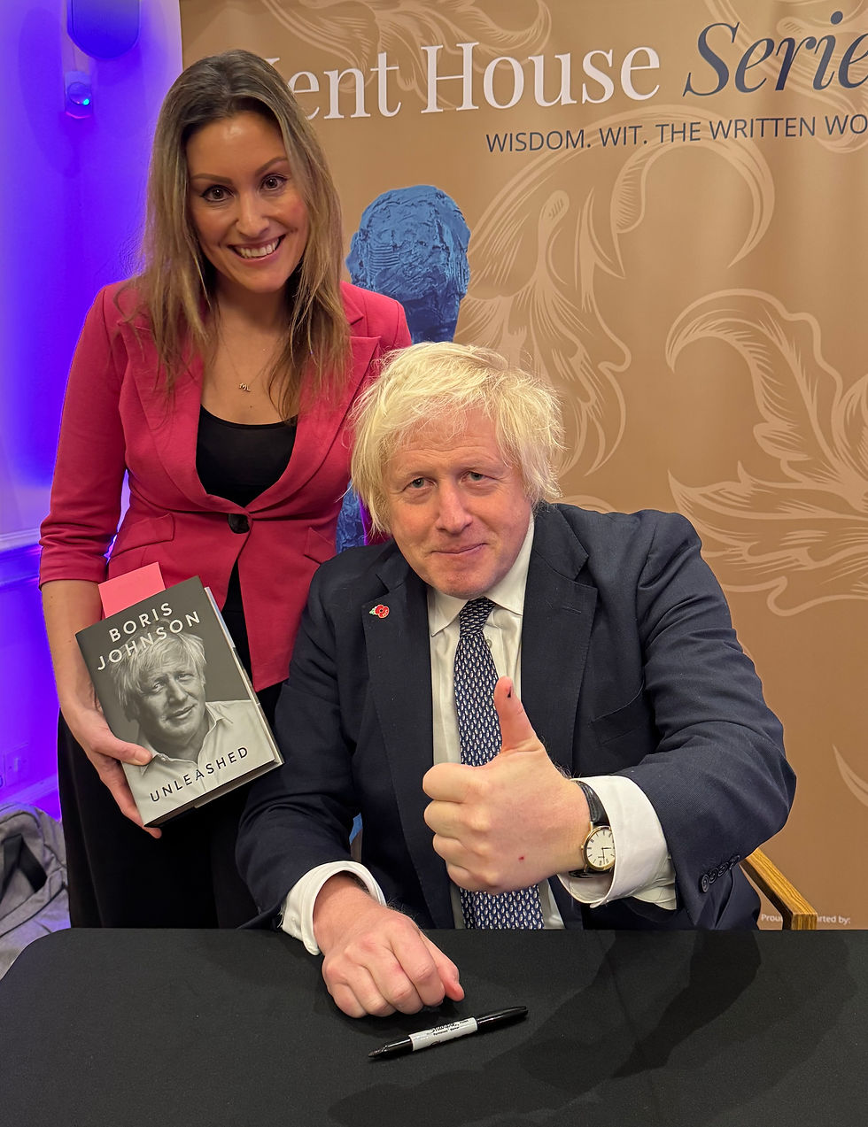 Boris Johnson and Attendee