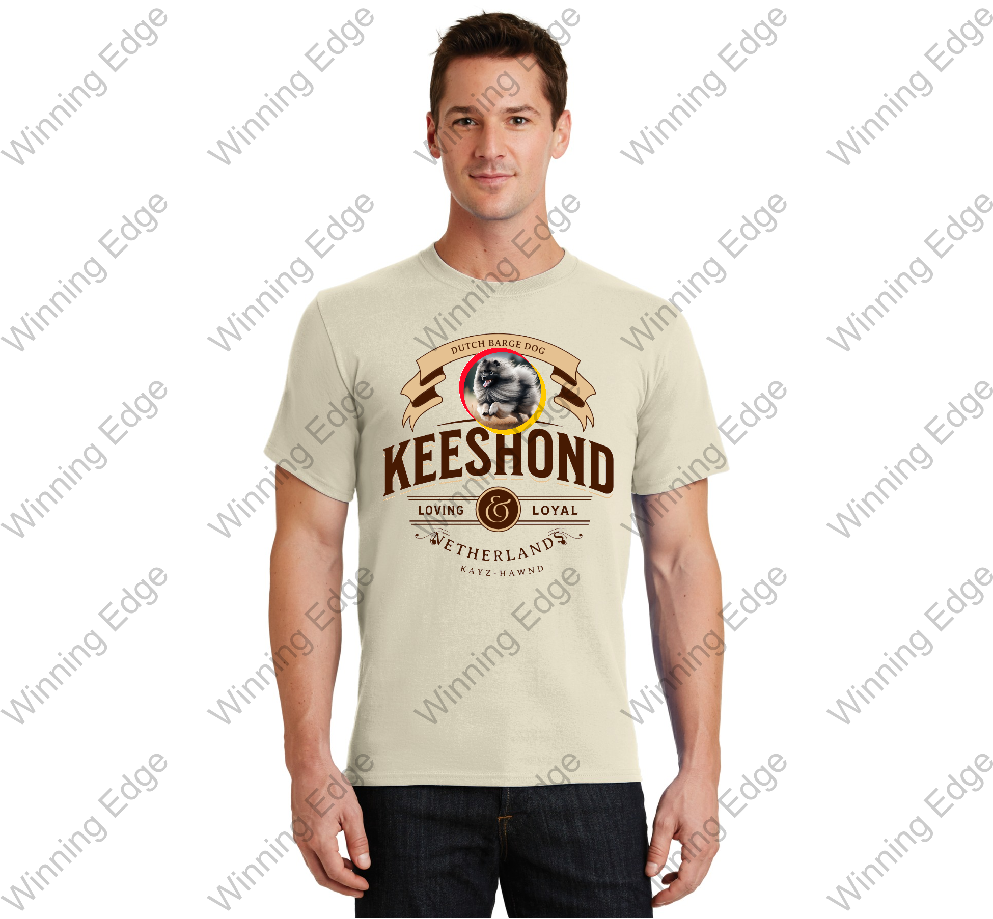 KEESIE NATION Keeshond Vintage Port & Company® Unisex Tee