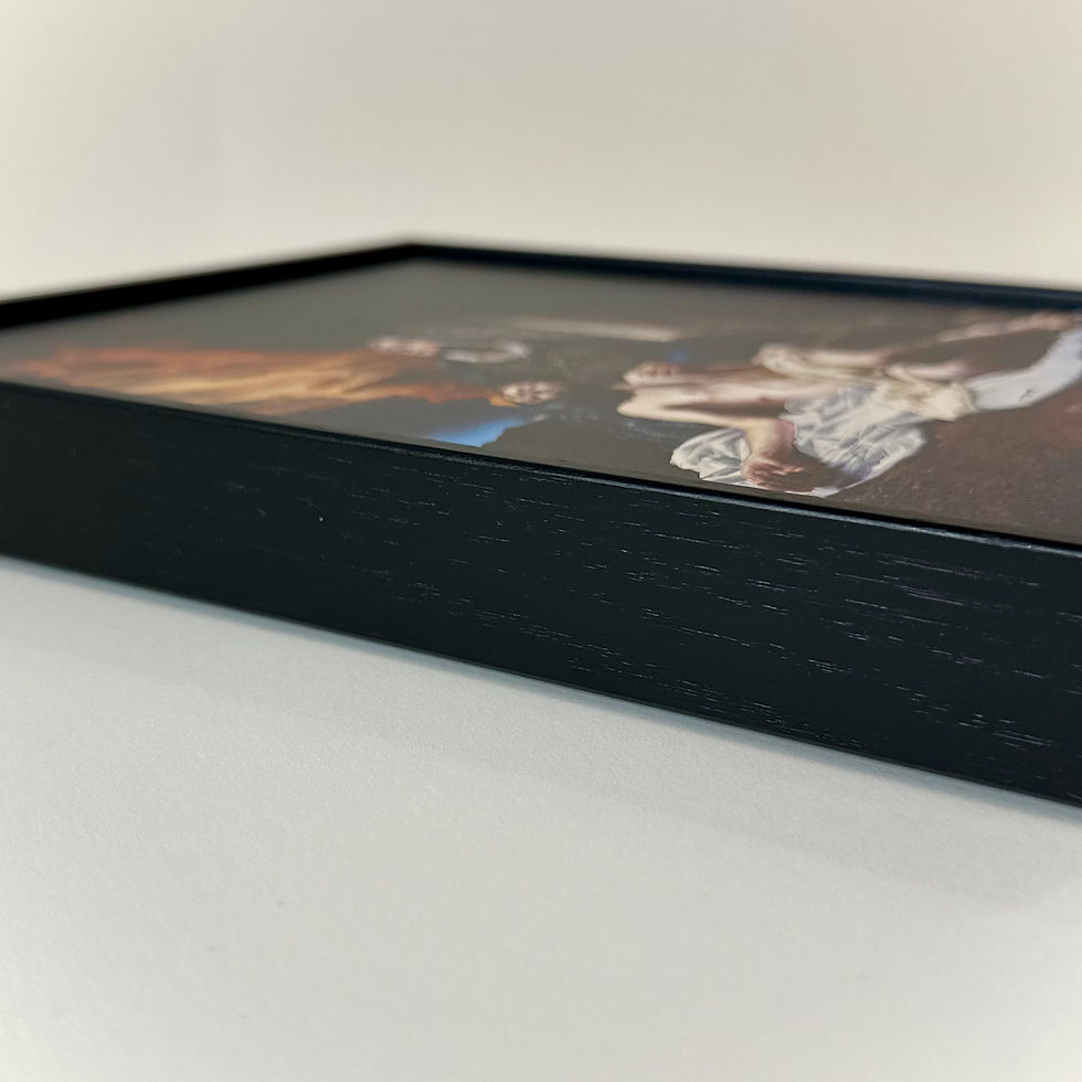 Miniatura: Stampa "Pietà" con cornice