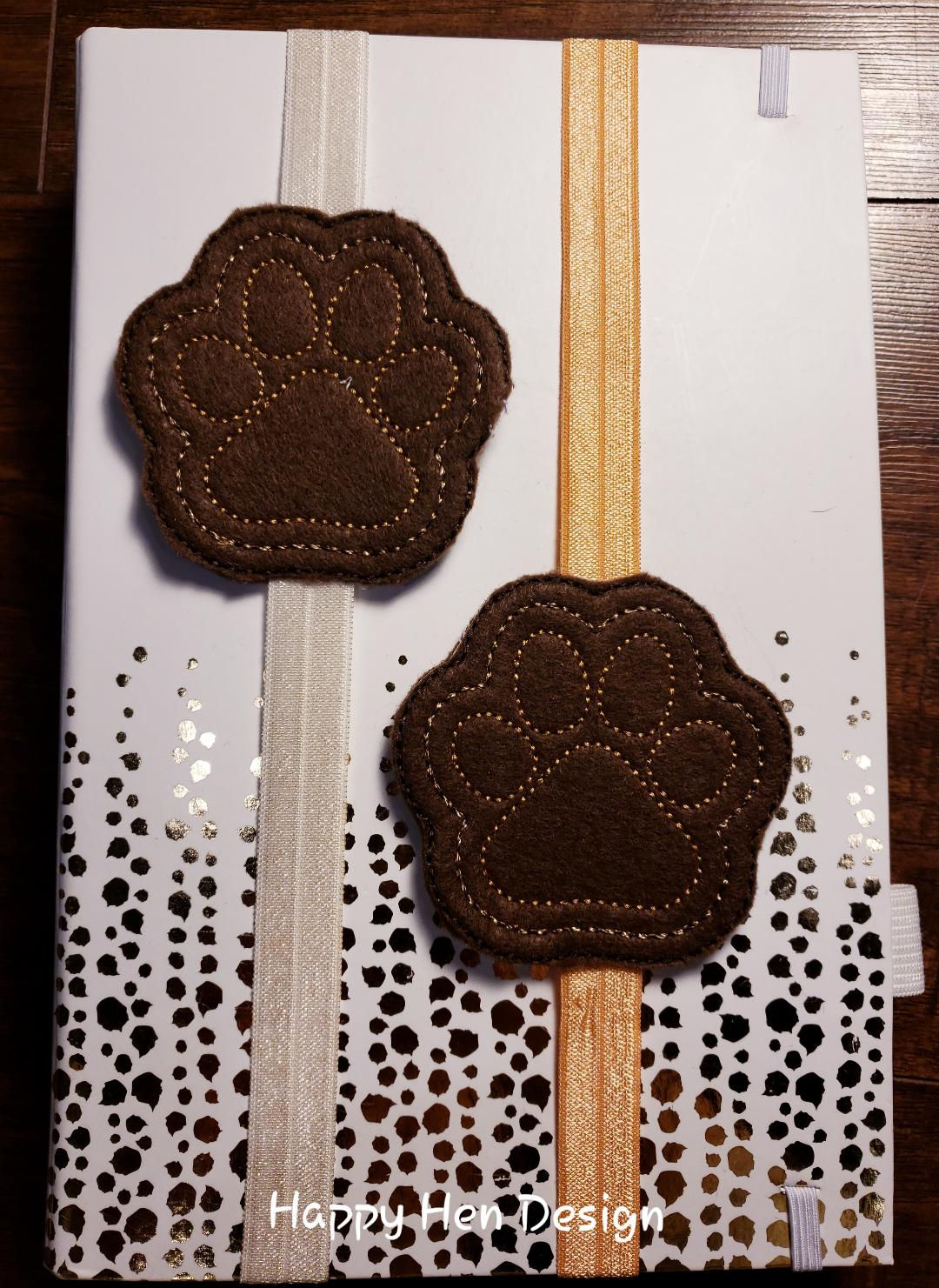 Puppy Paw book/planner band