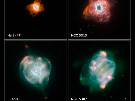 Hubble fängt planetarische Nebel ein