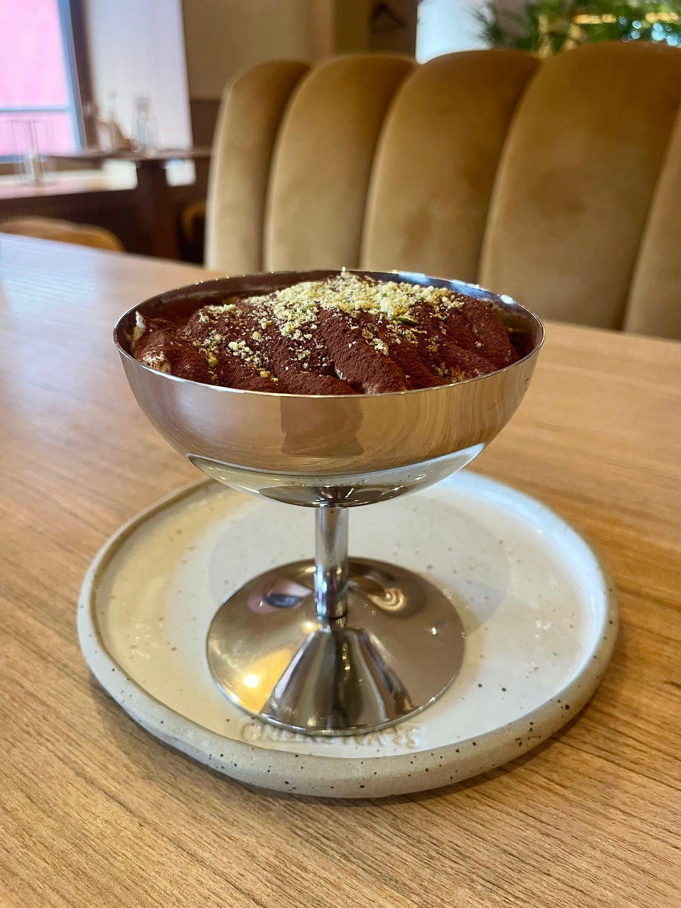 Fresh Pistachio Tiramisu