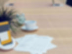financial statements on conference table