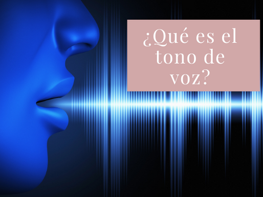 ¿Qué es el tono de voz?