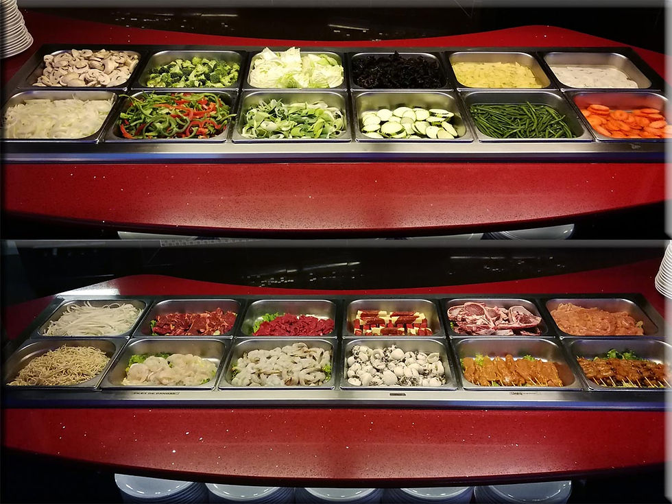 Notre assortiment wok et grillades :