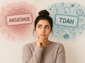 como diferenciar entre ansiedade e TDAH