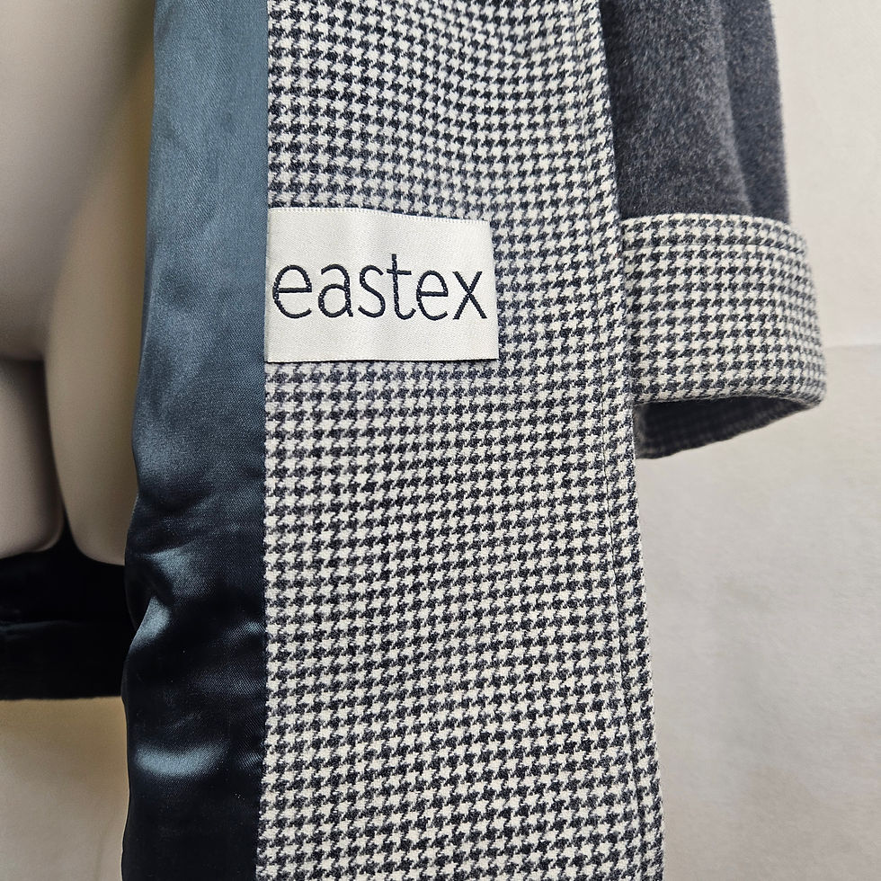 Thumbnail: Eastex cashmere virgin wool blend coat Medium