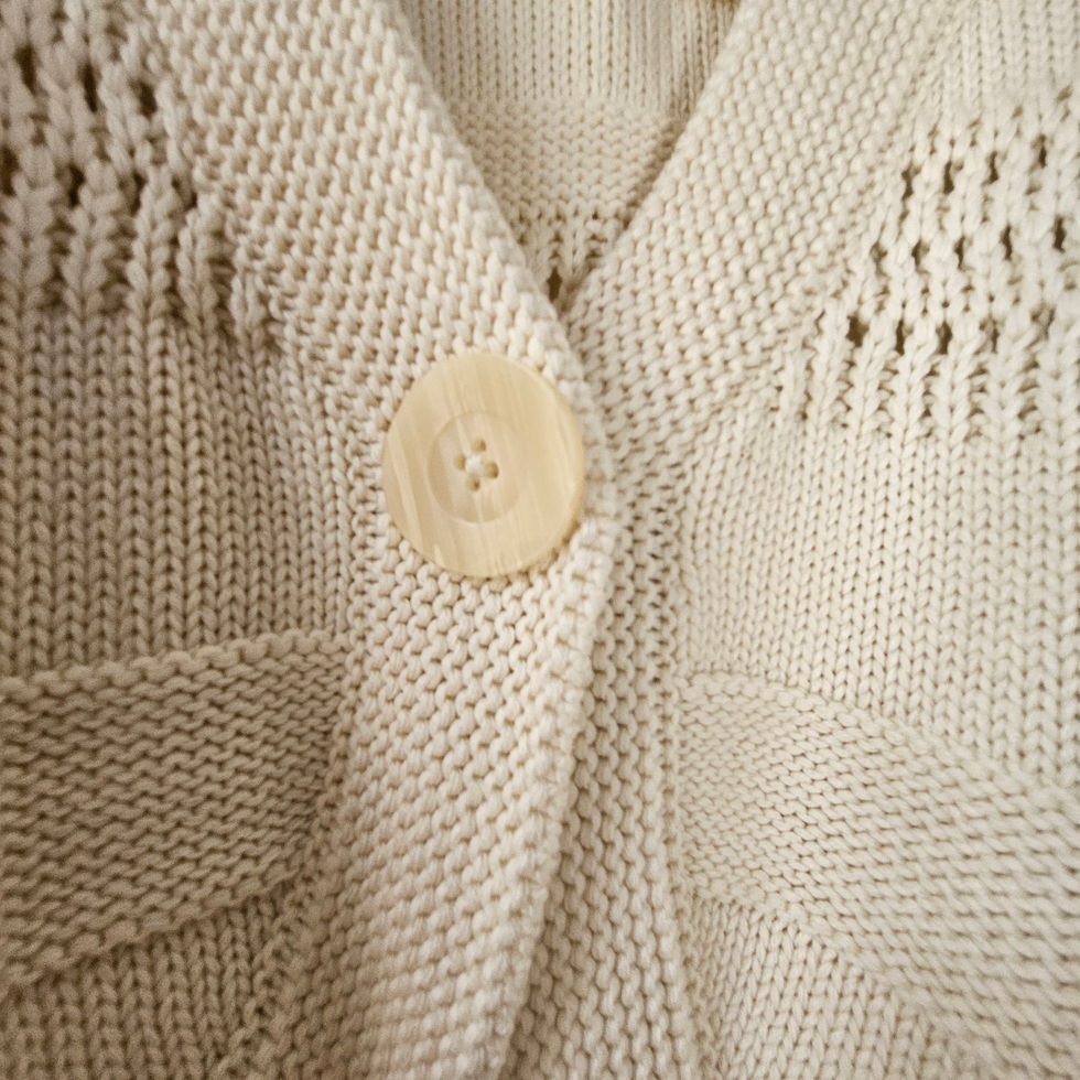 Thumbnail: Vintage St Michael cotton knit cardigan Medium