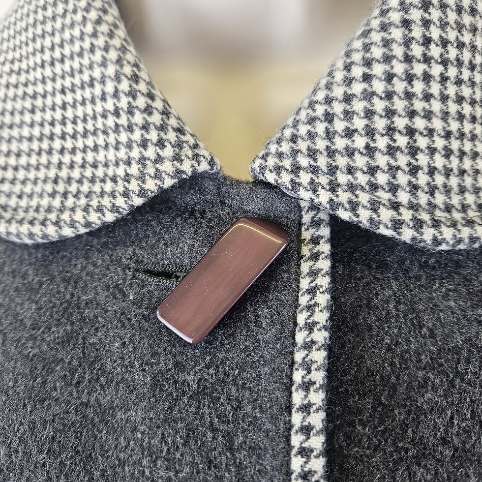 Thumbnail: Eastex cashmere virgin wool blend coat Medium