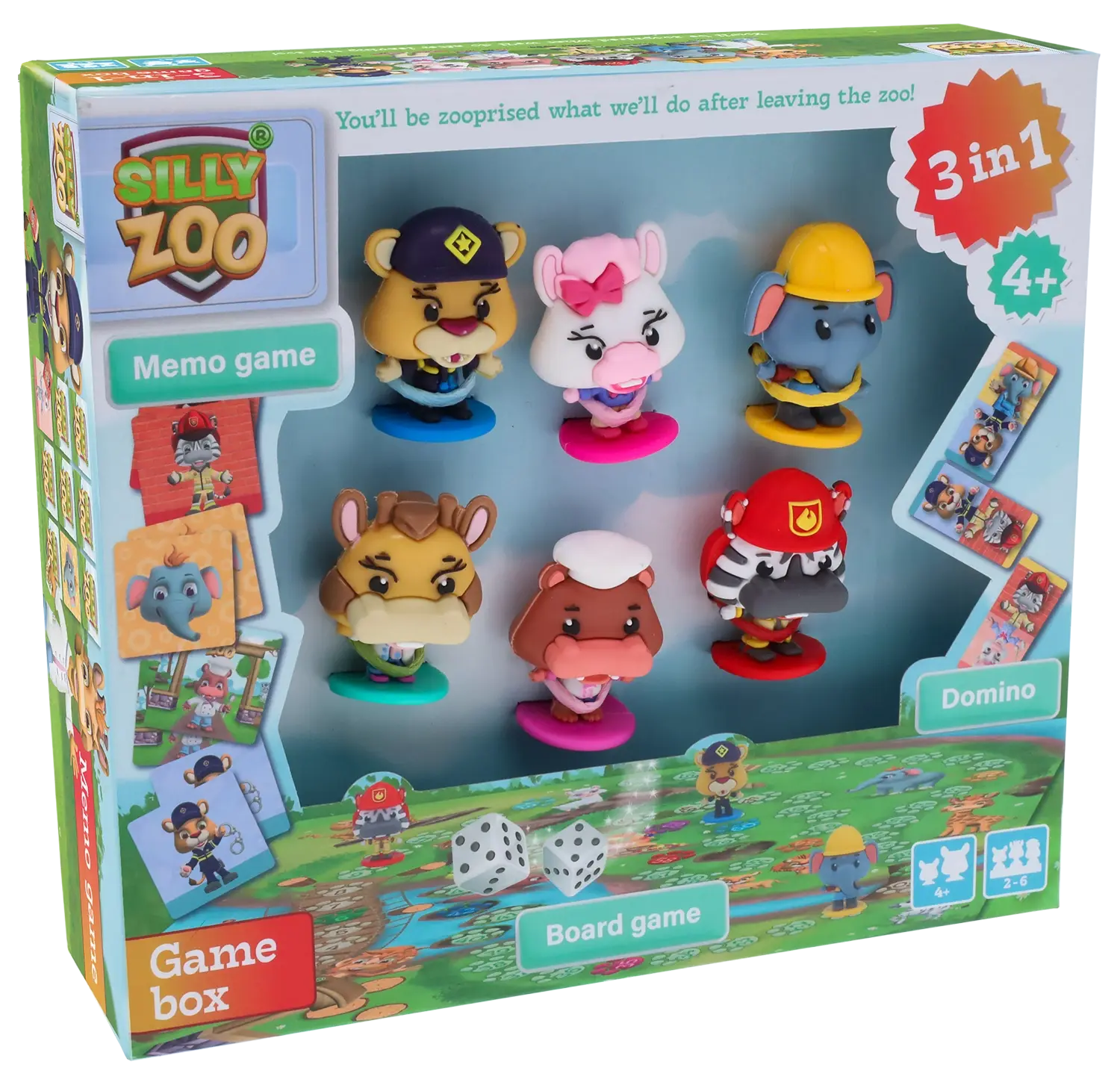 Silly Zoo - 3-in-1 Game box