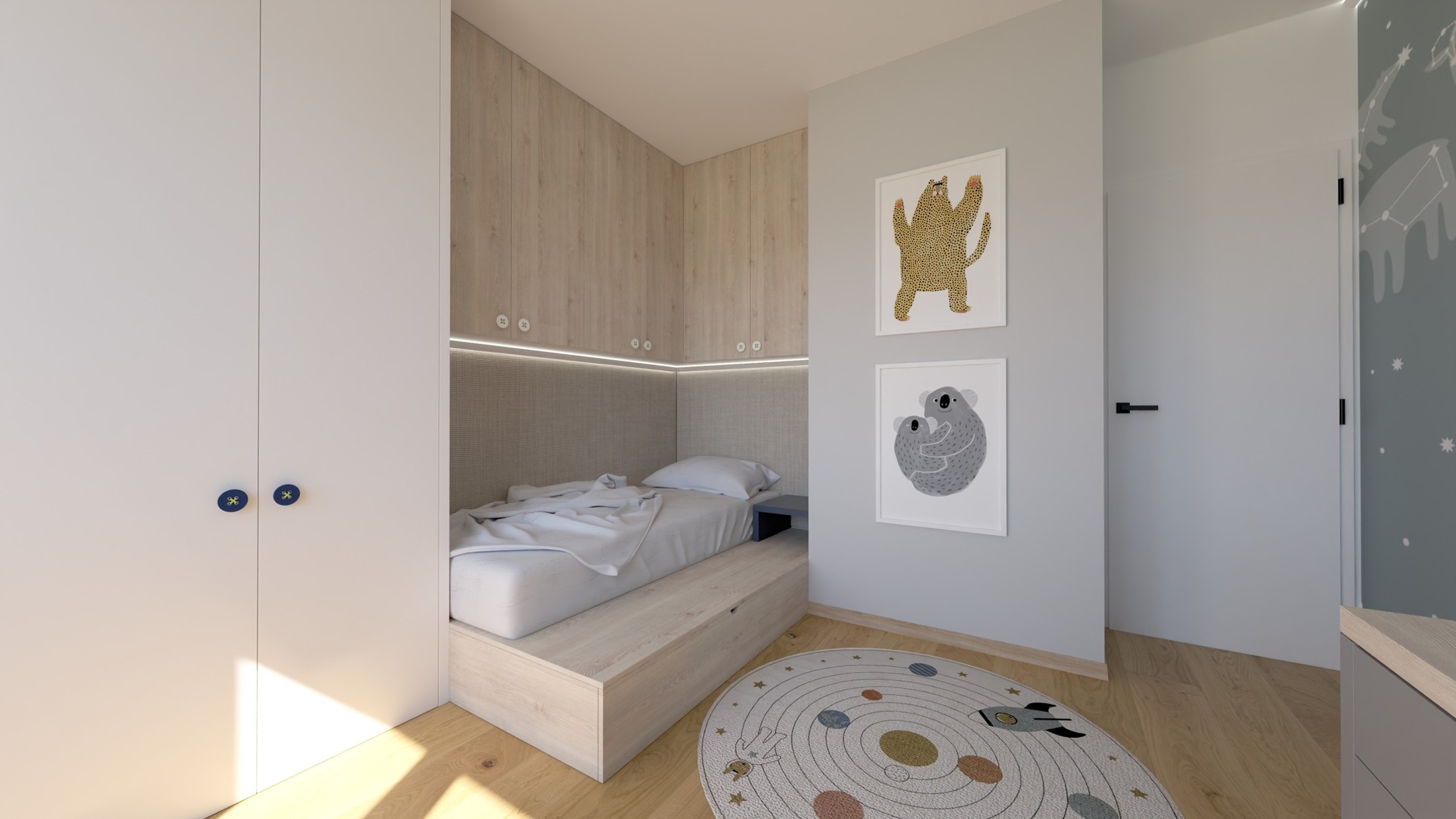 Návrh detskej izby Šafránová záhrada Košice