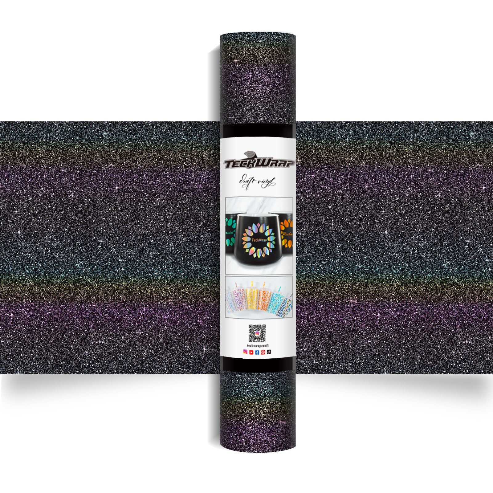 Vinyl adhesivo Brillo Brush Nebula black 