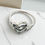 Thumbnail: Plain Sterling Silver Ring 