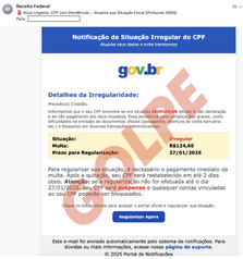Receita Federal alerta sobre novo golpe do CPF: criminosos ameaçam as possíveis vítimas com multas, perda de passaporte e bloqueio de contas