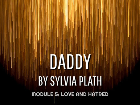 REFLECTION: DADDY BY SYLVIA PLATH