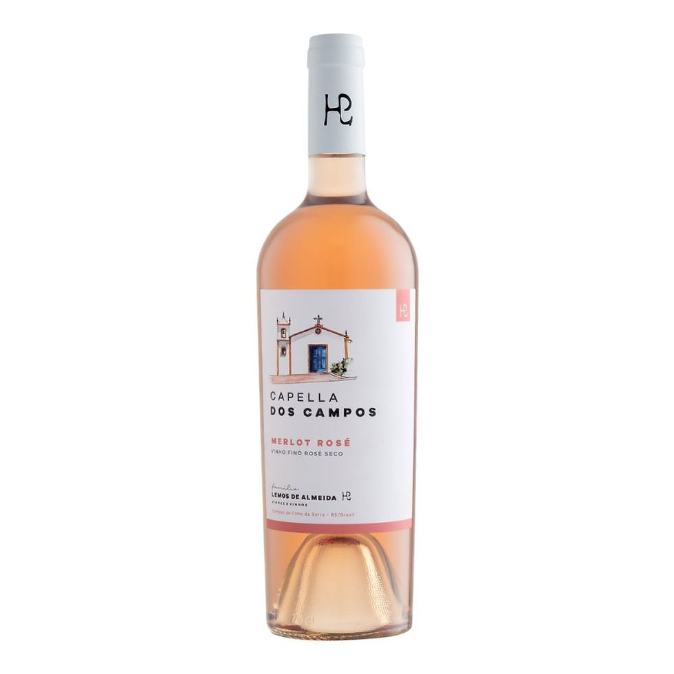 Vinho Rosé - Capella dos Campos Merlot Rosé