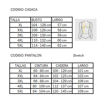 Miniatura: CASACA Y PANTALON 1127#