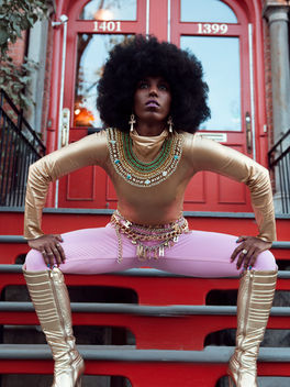 "FRO REAL" | Inspired by Blaxploitation and Girl Power