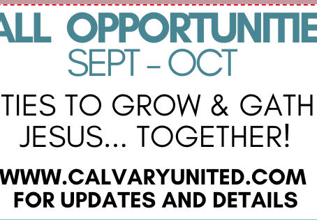 Fall Opportunities 2026
