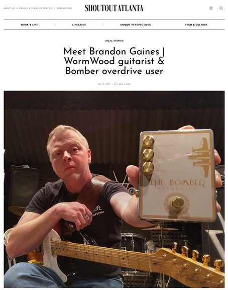 Sonic Artistry: Brandon Gaines of WormWood Project Talks Music, Art, and Tone