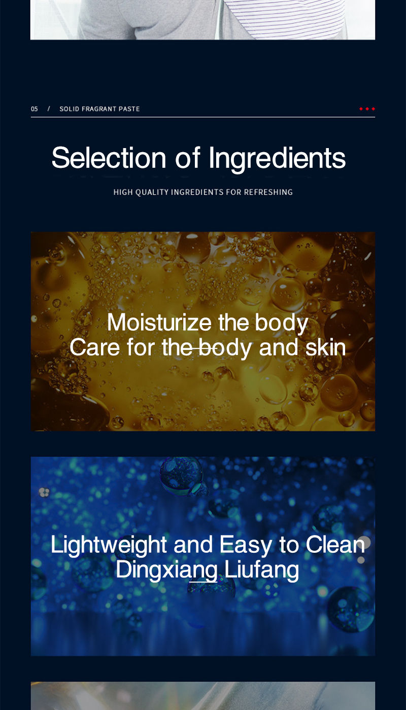 Thumbnail: Fanzhen Men's Solid Cologne - Light and Fresh Scent, All-Over Use, Portable Stic