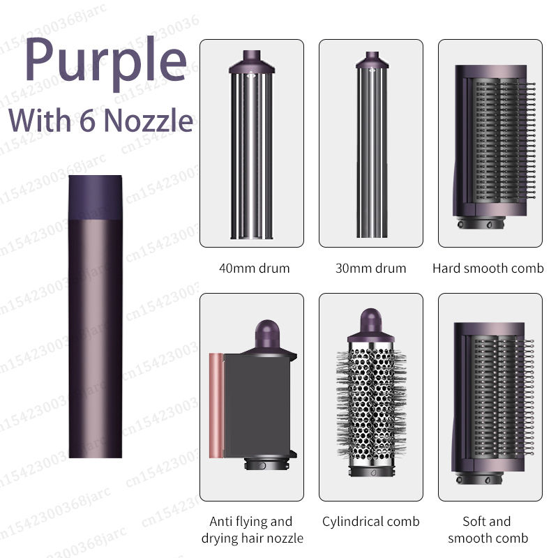 Thumbnail: SenCiciMen X9 Multi Hair Styler Curling Iron Hair Hot Air Brush Curling Barrel H