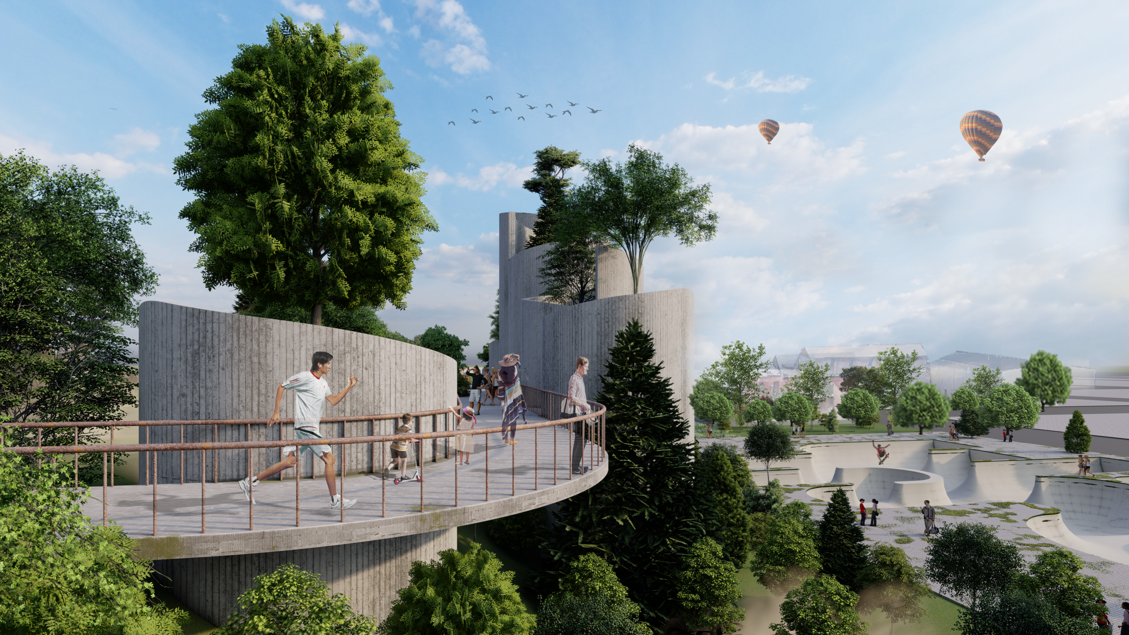 Silo Greenway 水泥罐绿色步道
