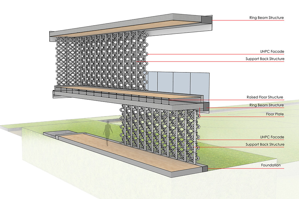 29 Perspective section with wall details