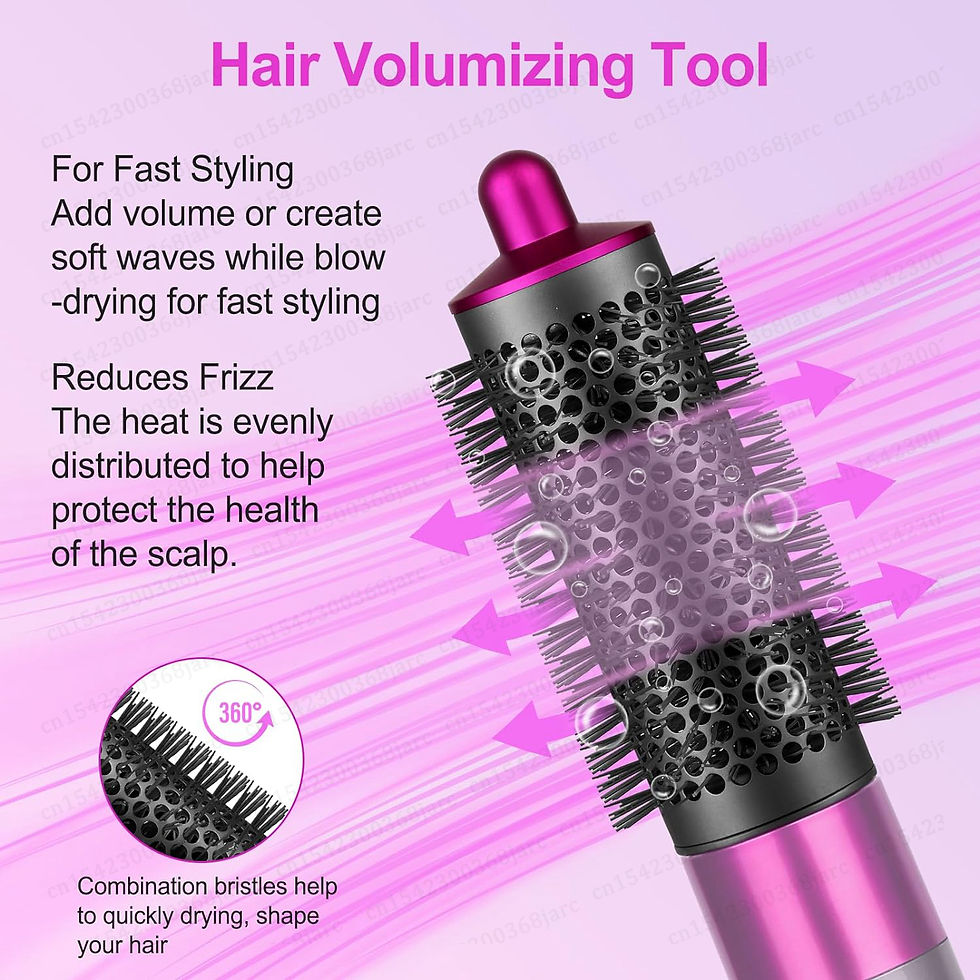 Thumbnail: SenCiciMen X9 Multi Hair Styler Curling Iron Hair Hot Air Brush Curling Barrel H
