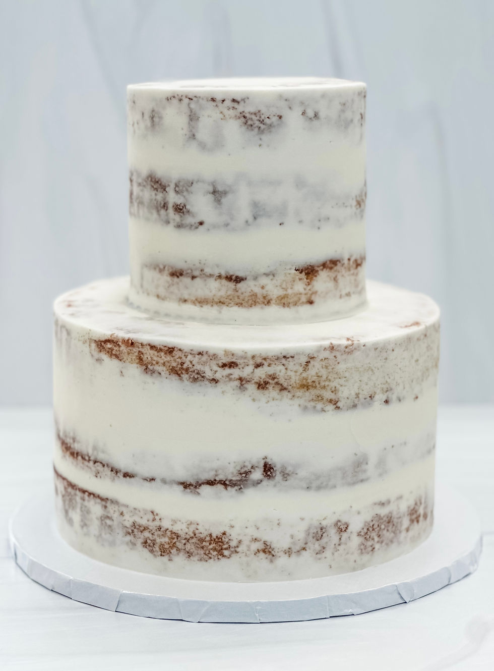 Thumbnail: 6" + 10" Two Tiered Naked Cake