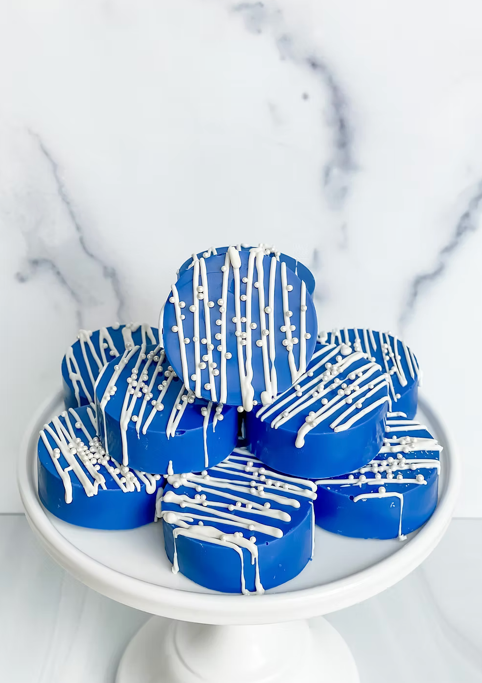 Dark Blue "Holly-O's"