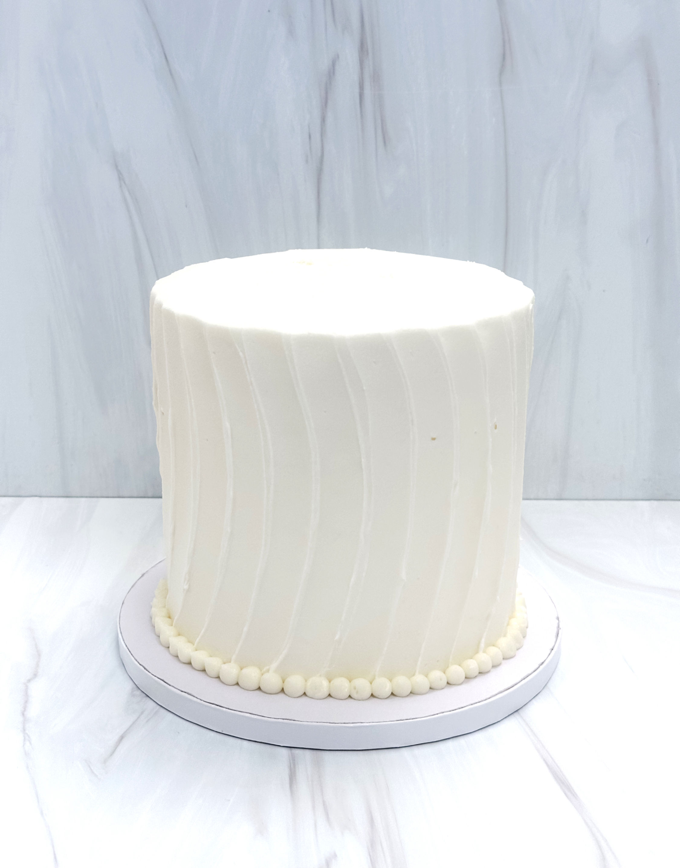 Curved Pleat Cake