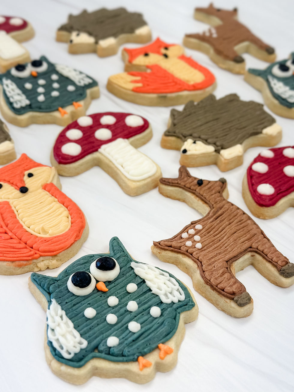 Woodland Animal Sugar Cookies