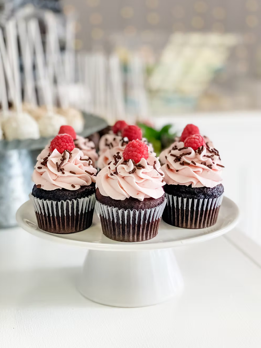 Chocolate Raspberry Cupcakes