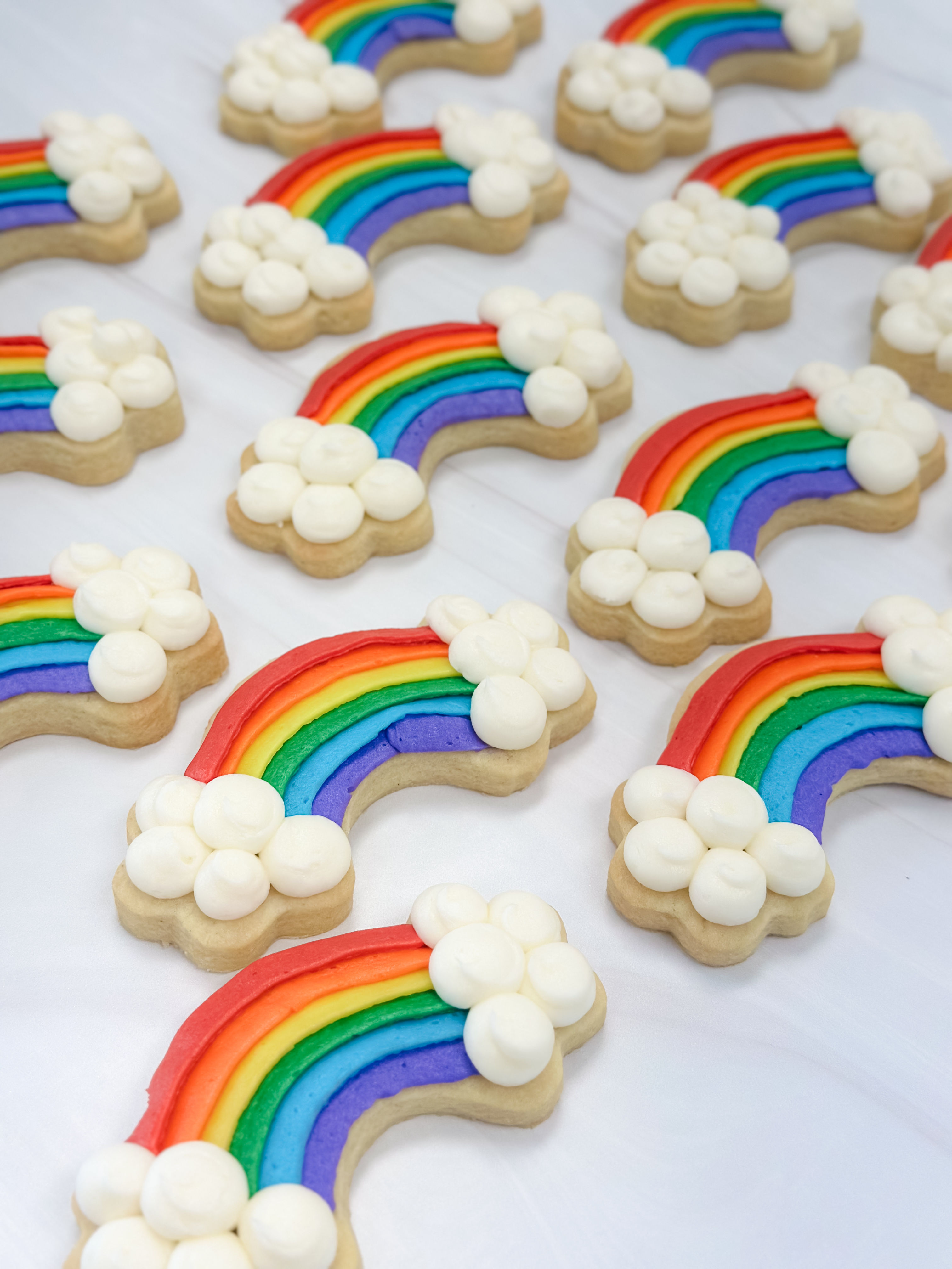 Rainbow Sugar Cookies
