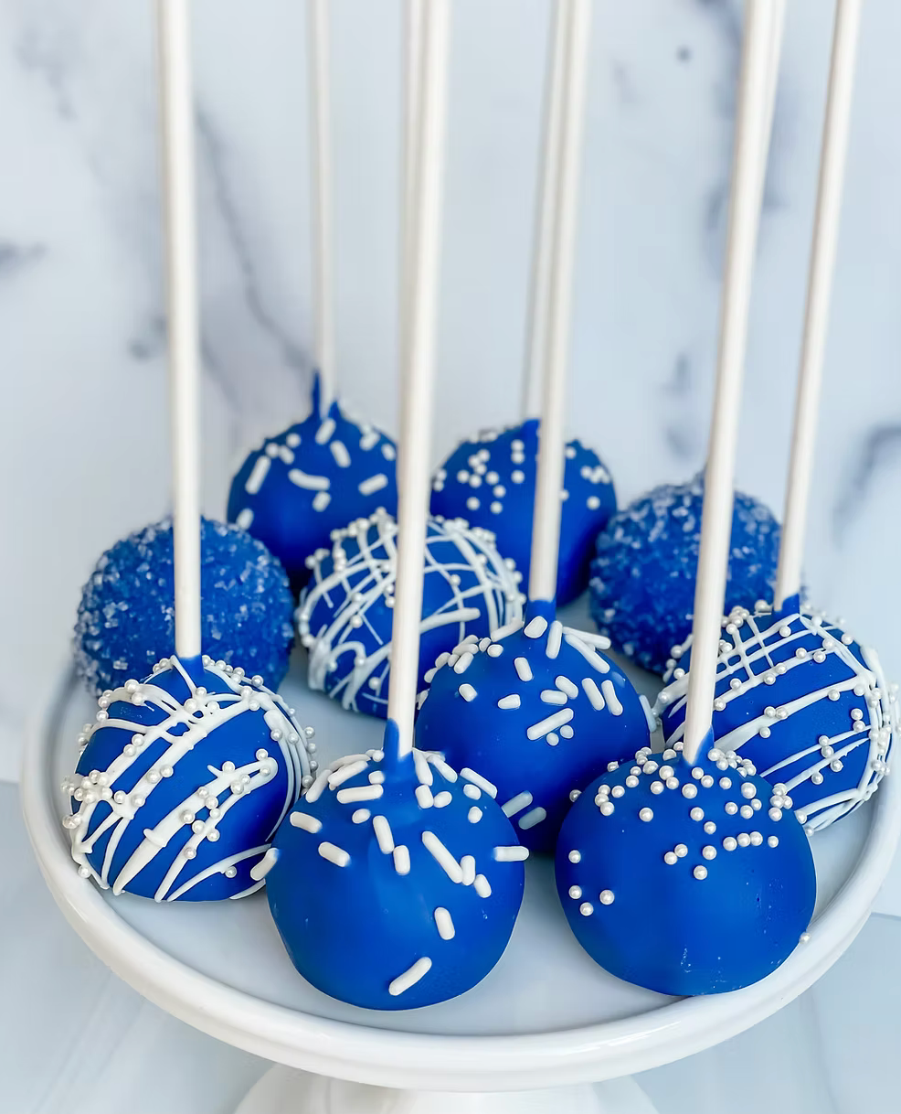 Dark Blue Cake Pops