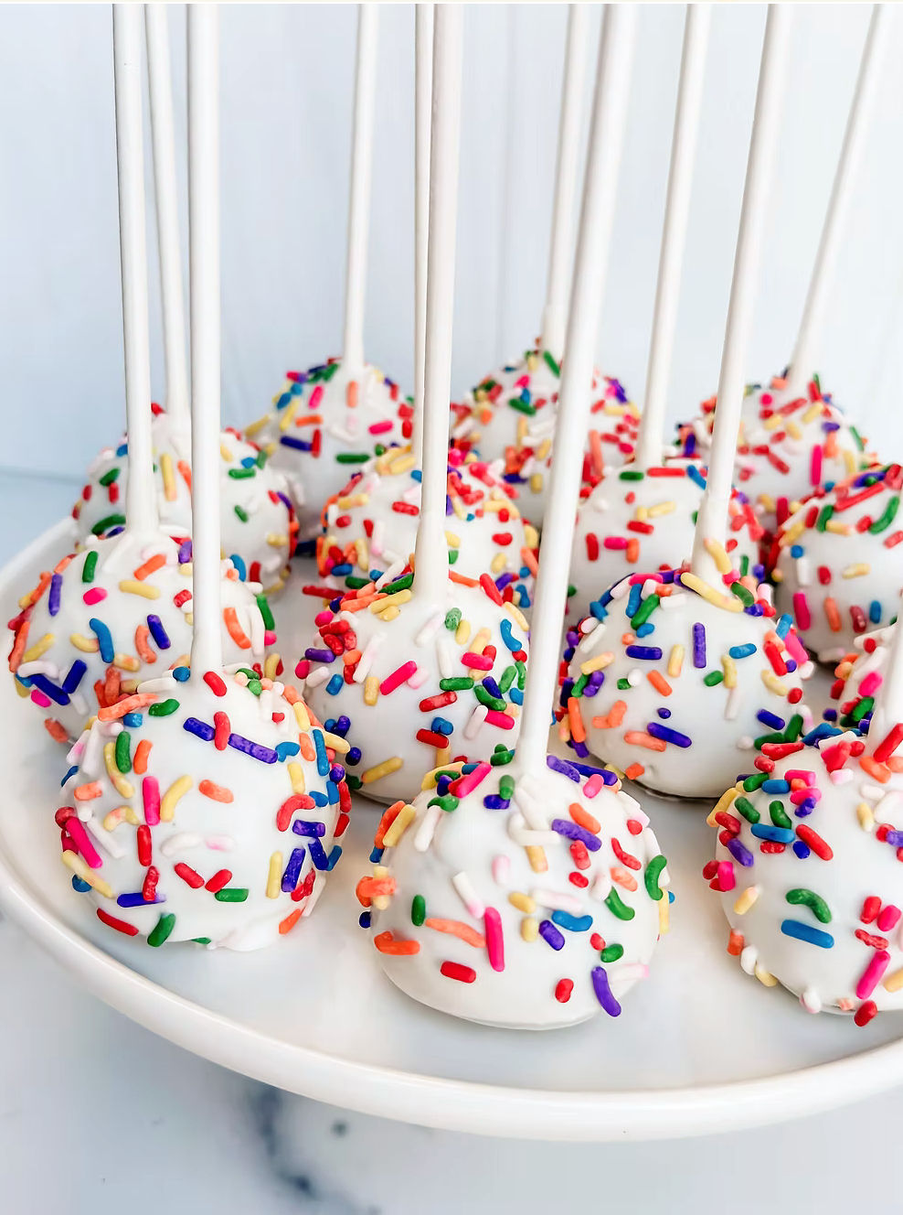 Vegan Birthday Cake Pops