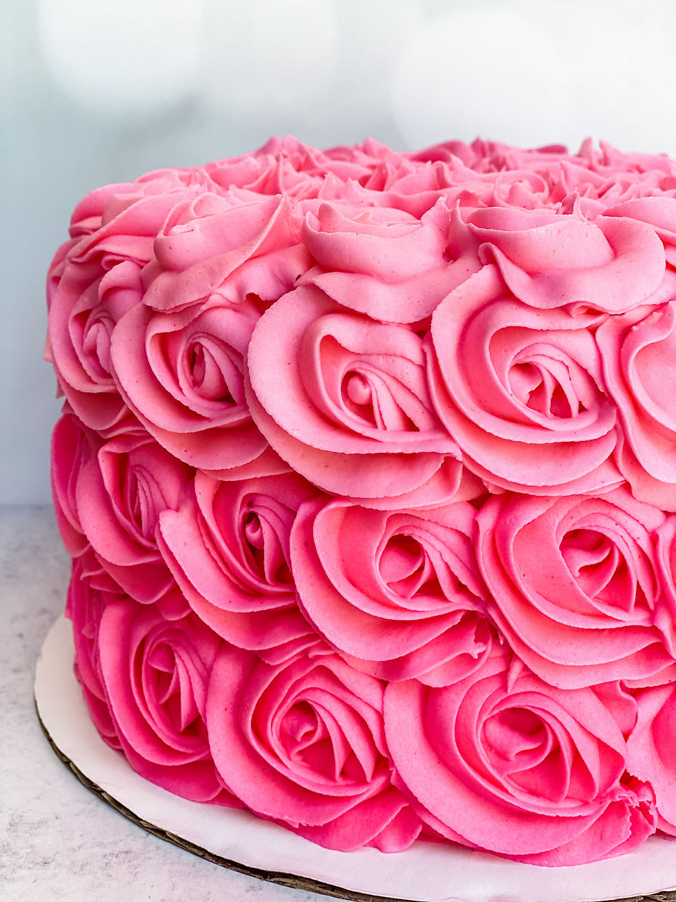 Thumbnail: Ombre Rosette Cake