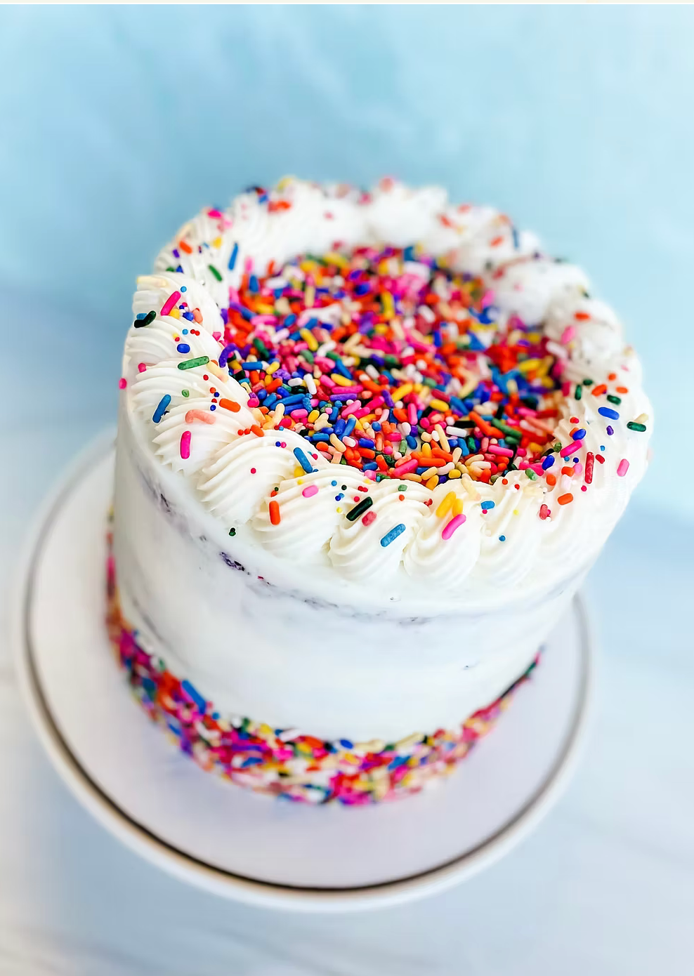 Gluten Friendly Confetti Cake