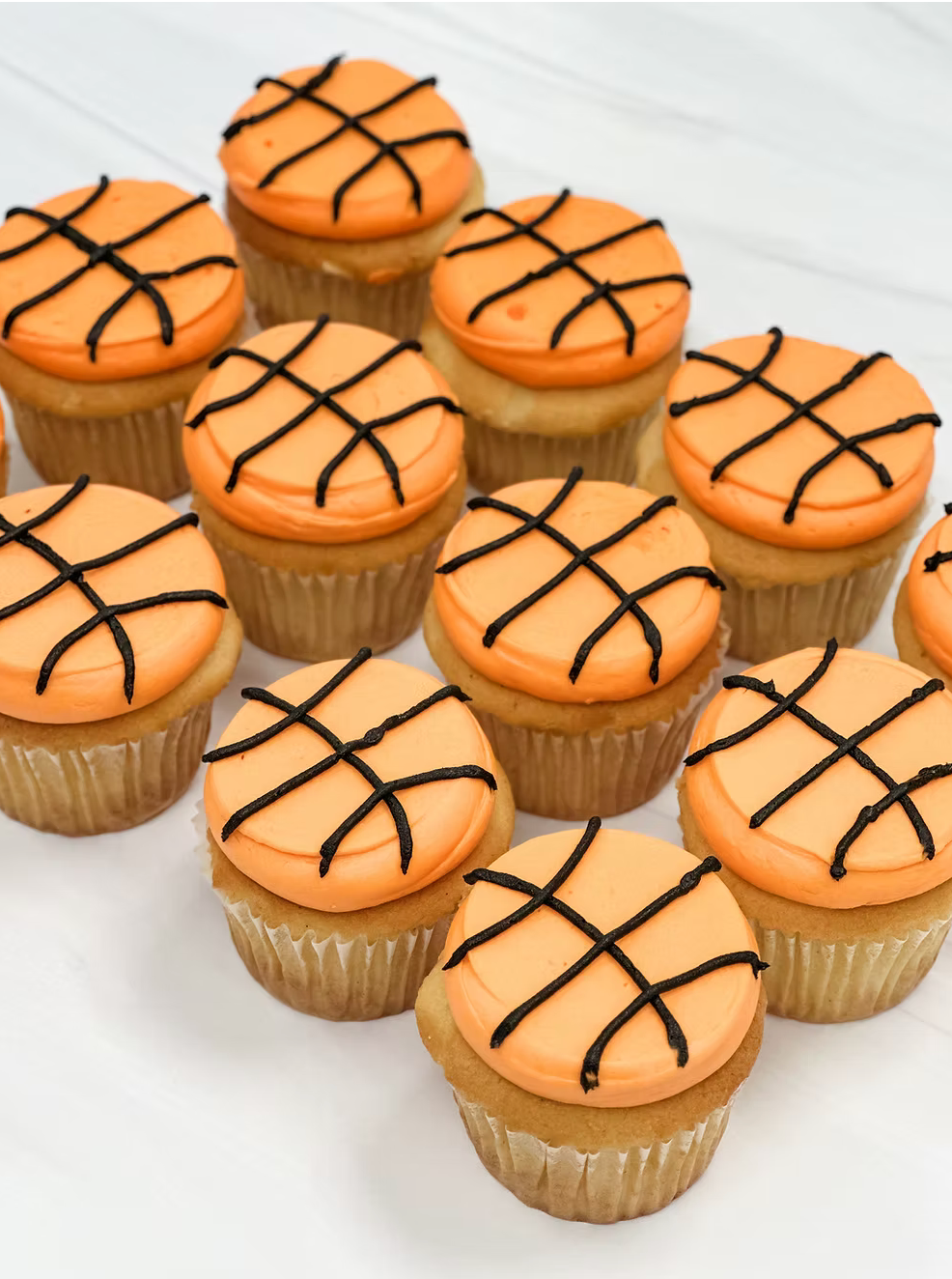 Hoops Cupcakes