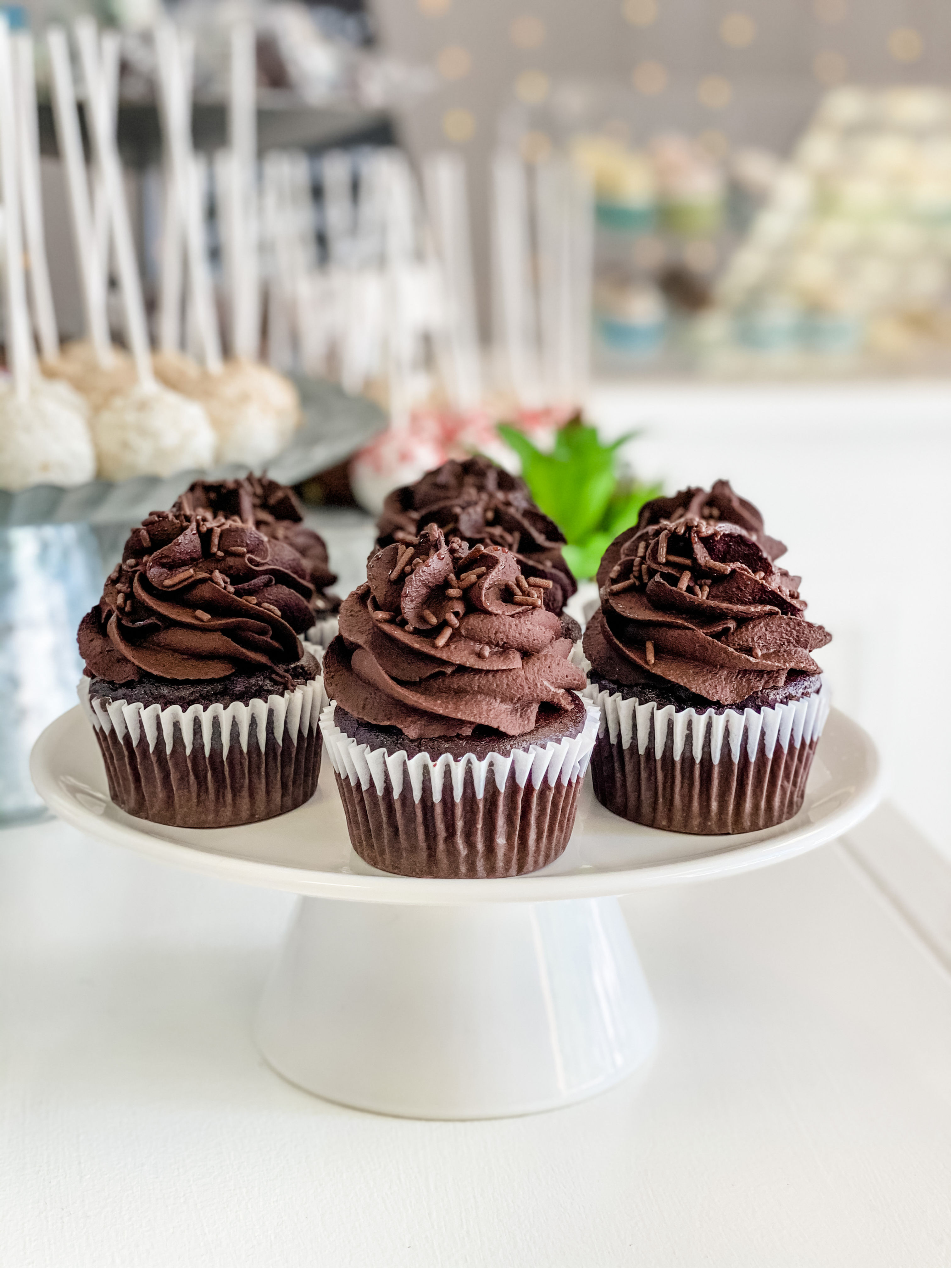 Vegan & Gluten Free Double Chocolate Cupcakes