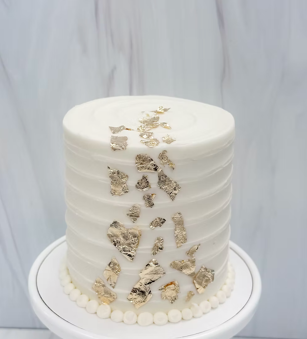 4" White Mini Cake