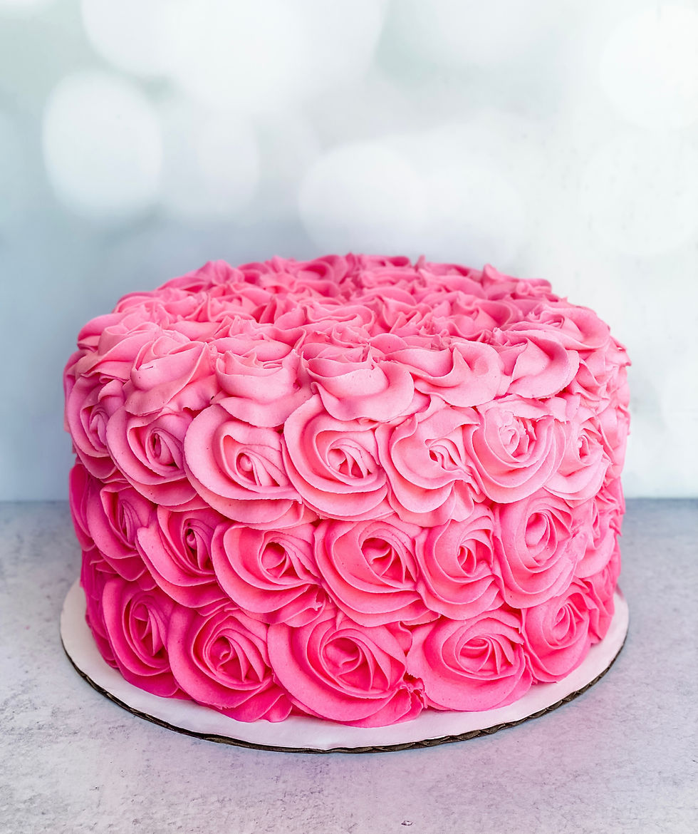 Thumbnail: Ombre Rosette Cake
