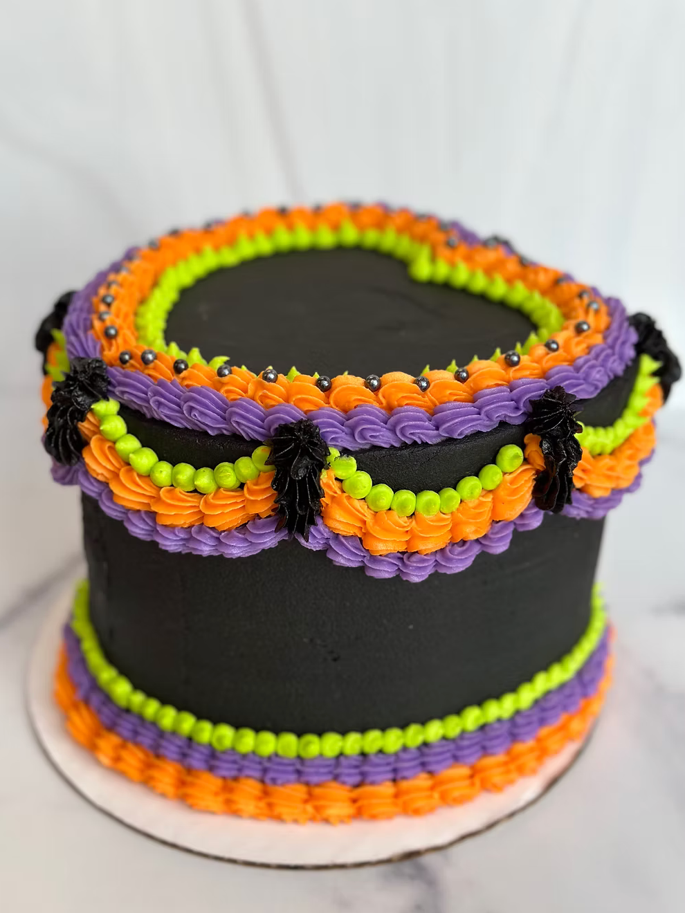 Halloween Heart Cake