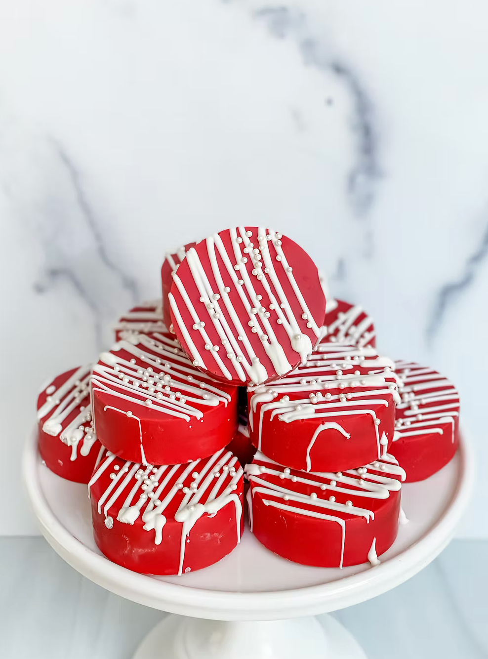Red "Holly-O's"