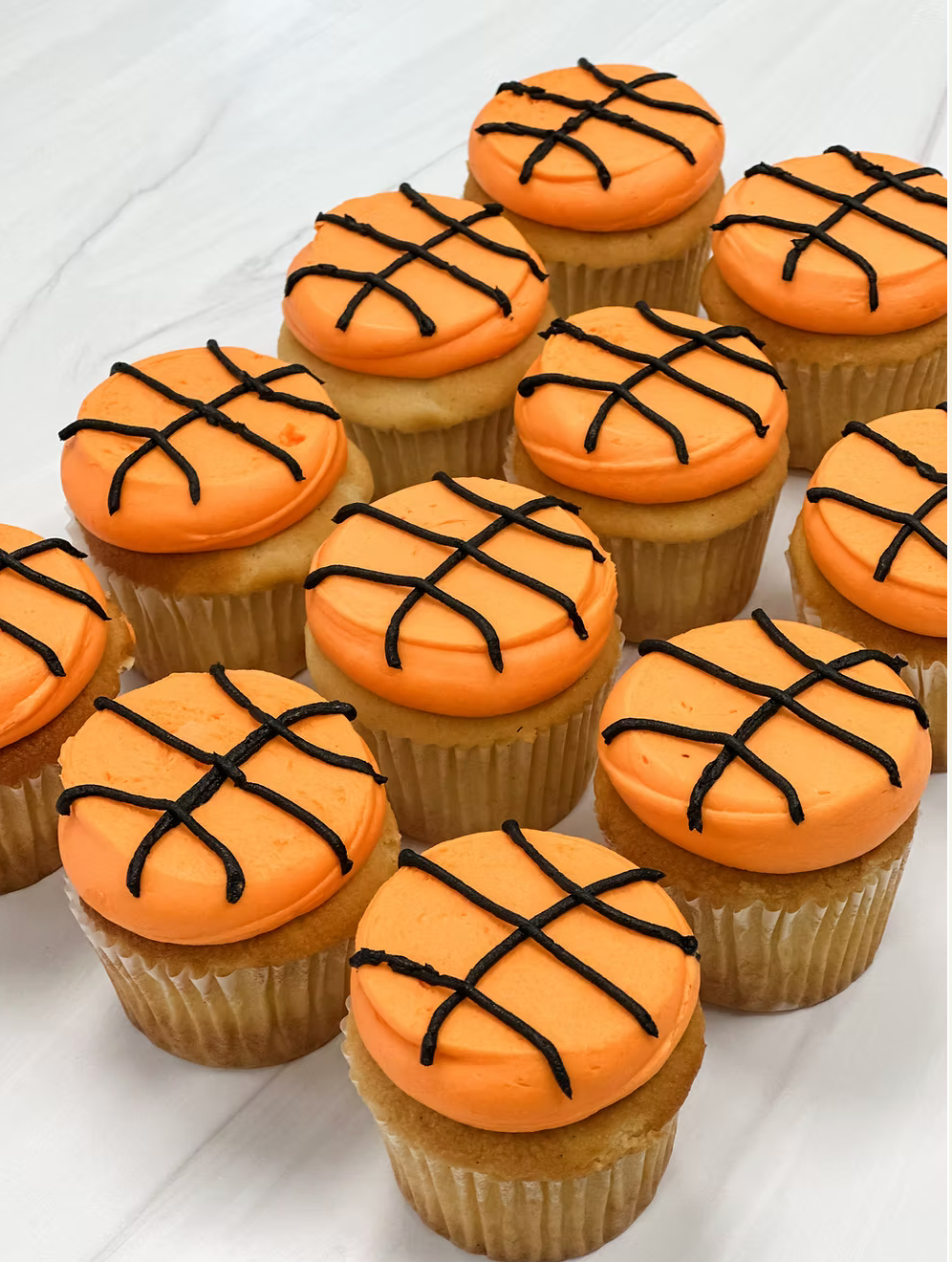 Hoops Cupcakes