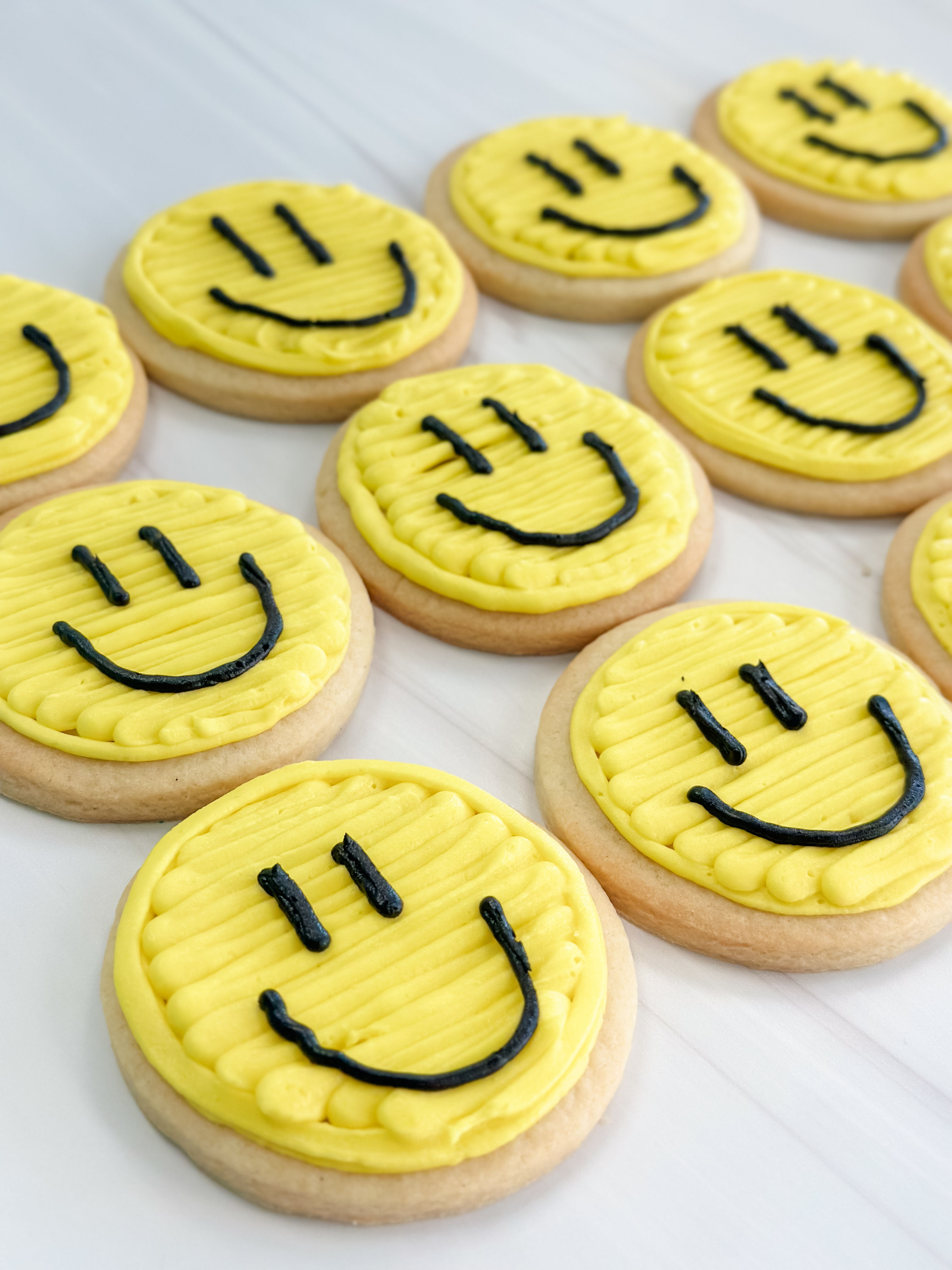 Smiley Face Sugar Cookies